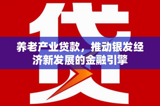 石泉养老产业贷款，推动银发经济新发展的金融引擎