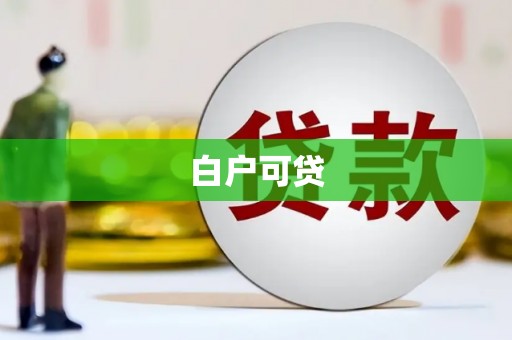 石泉白户可贷