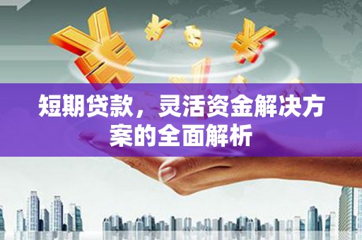 石泉短期贷款，灵活资金解决方案的全面解析